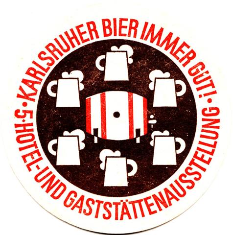 karlsruhe ka-bw hoepfner gemein 2b (rund215-karlsruher bier-schwarzrot)